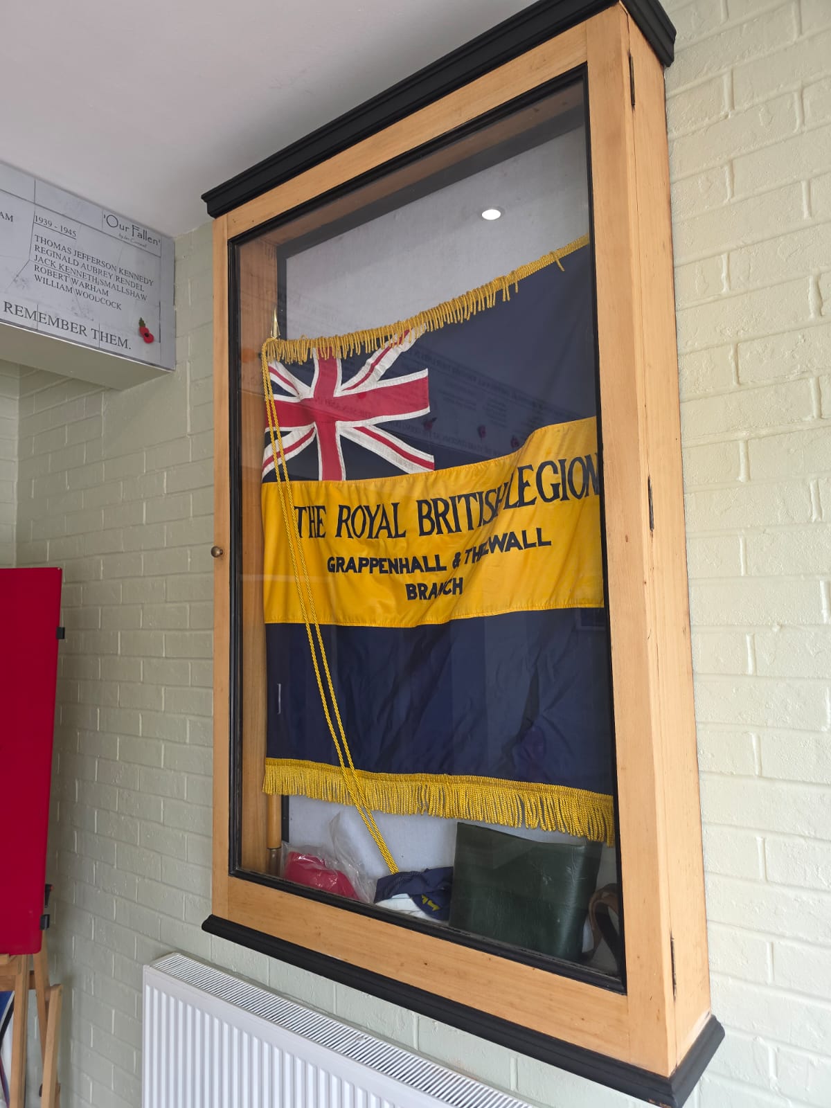 Royal British Legion Grappenhall & Thelwall branch standard